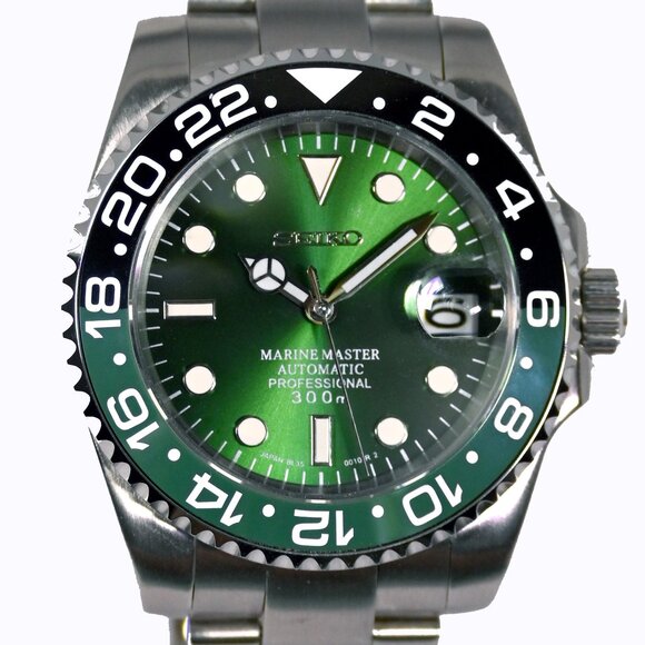 Custom SekoMod men’s Automatic watch “Submariner” style with NH35 Movement 41mm - Picture 2 of 8